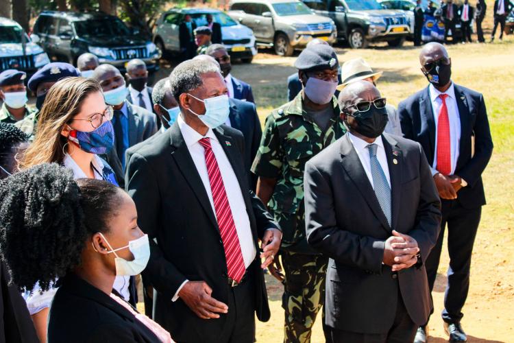 Hon. the Chief Justice, Minister of Justice, EU Charge d’affaires and other senior delegates hotograph