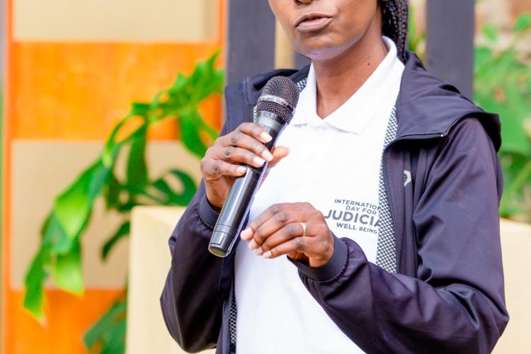 Honourable Justice of Appeal Dorothy NyaKaunda Kamanga sharing her views on wellness