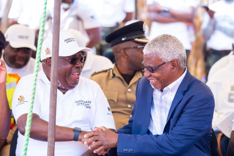 Retired Honourable Justice of Appeal Edward Twea (in suit) also graced the event