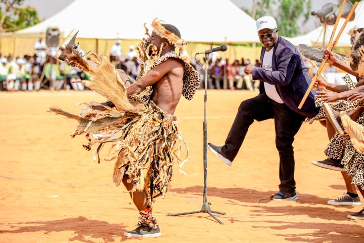 The dances, Honourable Justice of Appeal Charles Mkandawire, SC, joined in