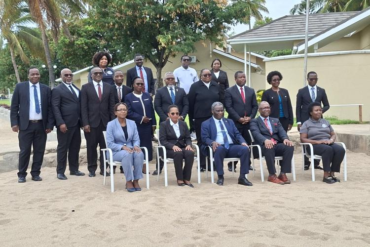 A group photo session